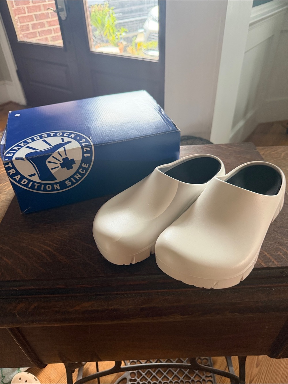 Birkenstock White Professional EVA Clog Mules